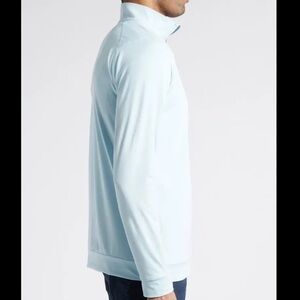 Swannies Golf Light Blue 1/4 Zip Golf Pullover Men's Size M